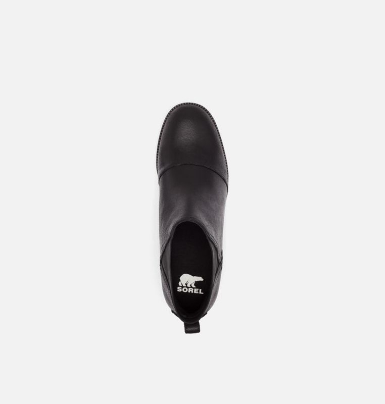 Sorel Dam Stövlar Svarta - Cate™ Chelsea Mid - GOB-295860